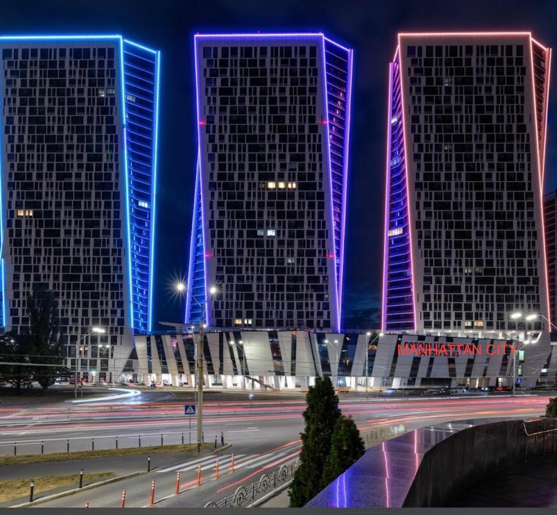 Apart Manhattan City Проспект Берестейський 11 Parking Киев Екстериор снимка